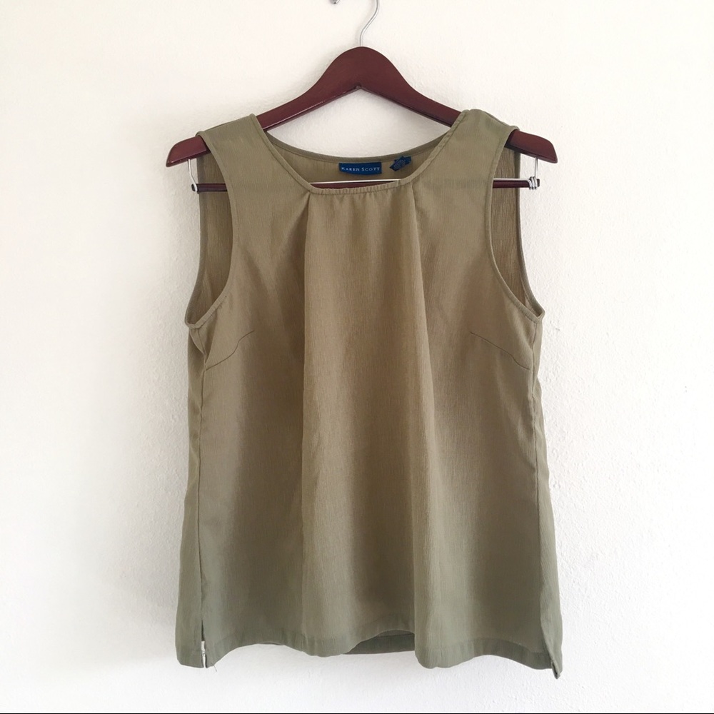 Olive Green Top